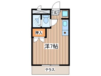間取図 ヒルズカトレア１
