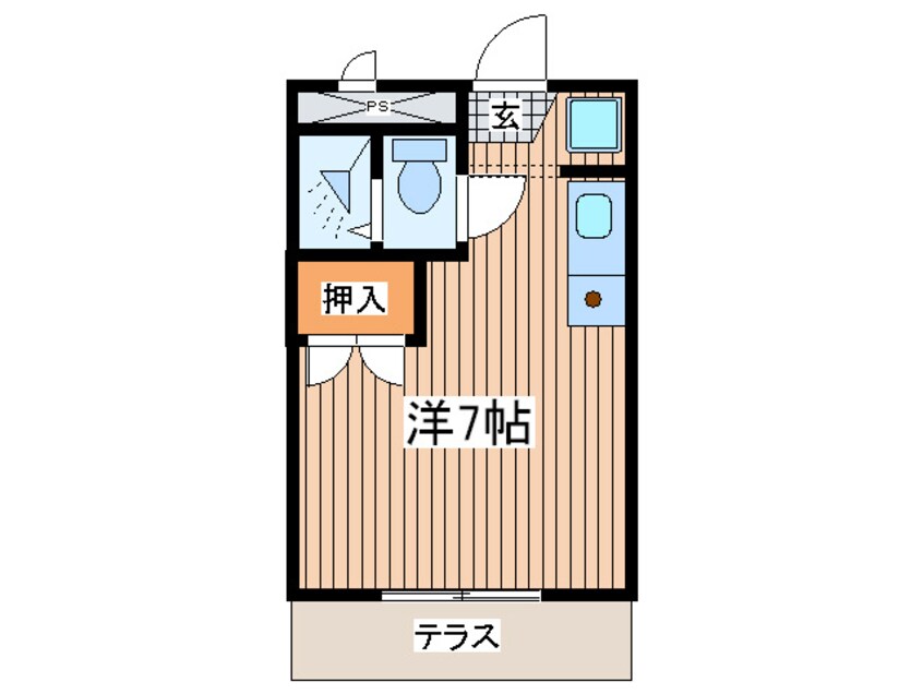 間取図 ヒルズカトレア１