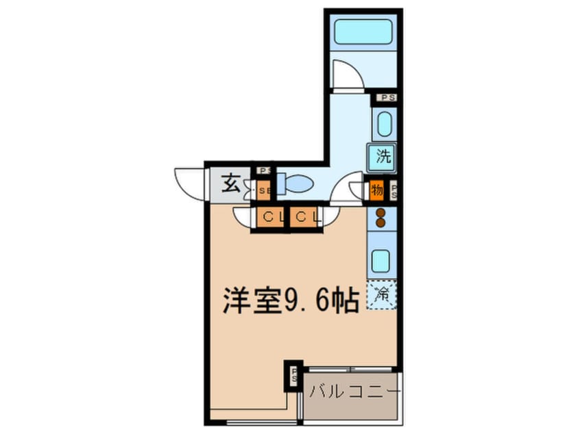 間取図 コスモグラシア清澄白河