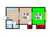 コ－ポ勝田台 2Kの間取り