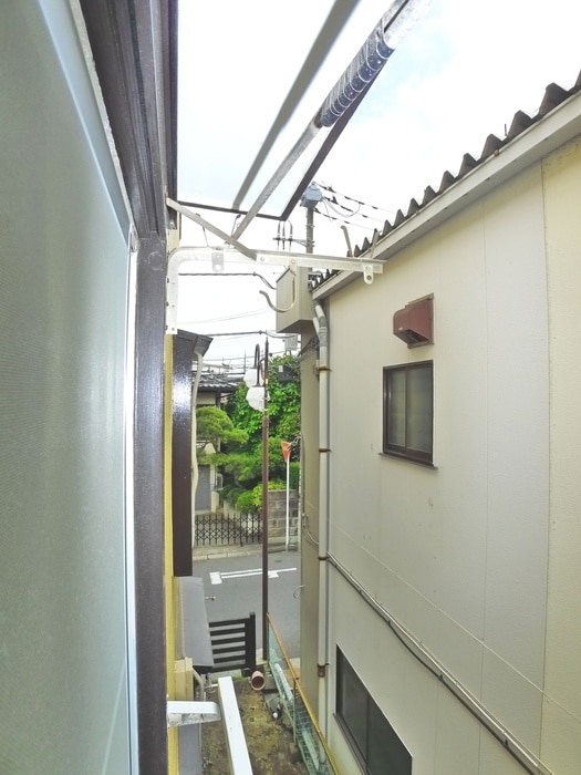室内からの展望 コ－ポ勝田台