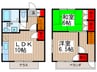 エストＳＨＩＢＵＹＡ 2LDKの間取り
