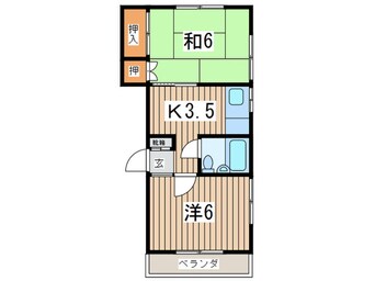 間取図 サンハイツ