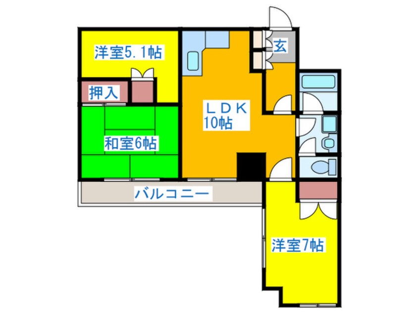 間取図 トダフレンズ４８