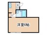 ケンウッドハウス 1Rの間取り