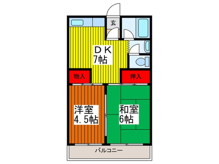間取り図 ビューシャルム松本
