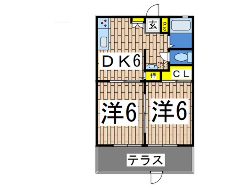 間取図 ハイツ諏訪