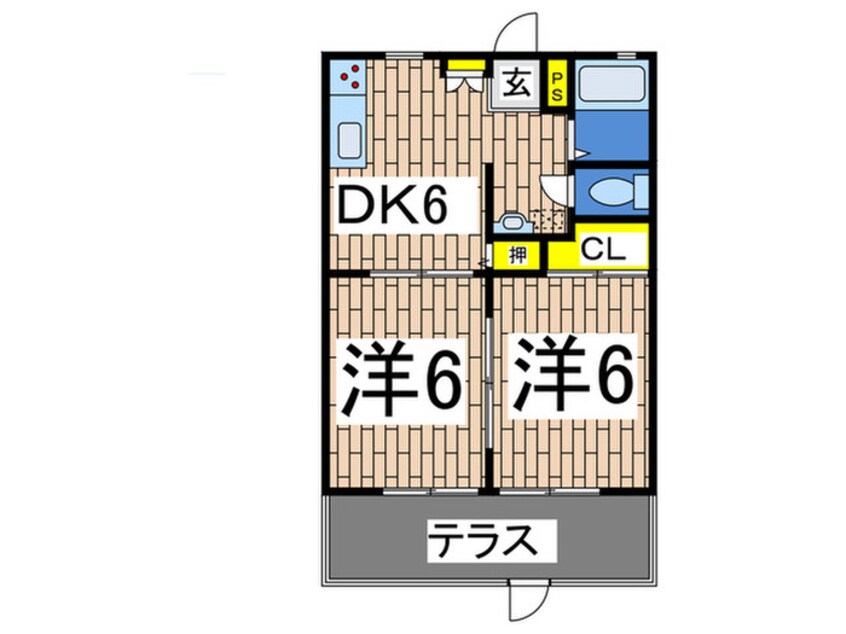 間取図 ハイツ諏訪