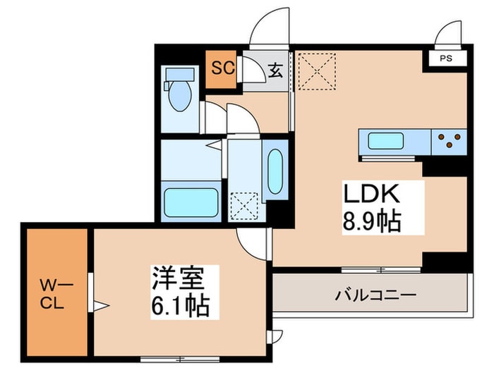 間取り図 シェ・モアさがみ野