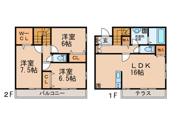間取図 パークハイムK Ⅰ