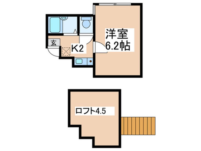 間取図 メゾン・ソレイユ弐番館