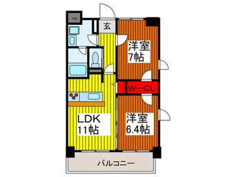 間取図 フェリチッタ川口