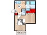 バレーヌ川越 1Kの間取り