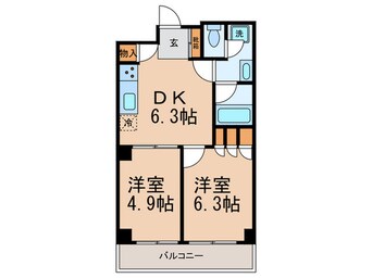 間取図 マンション文京小桜橋（303）