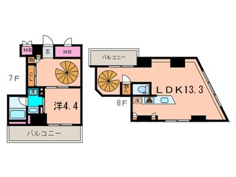 間取図 レジデンス雪が谷大塚