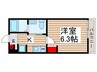 グレイスミロ高砂 1Kの間取り