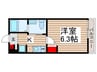グレイスミロ高砂 1Kの間取り
