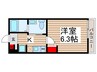 グレイスミロ高砂 1Kの間取り