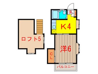 間取図 ドミ－ル小川