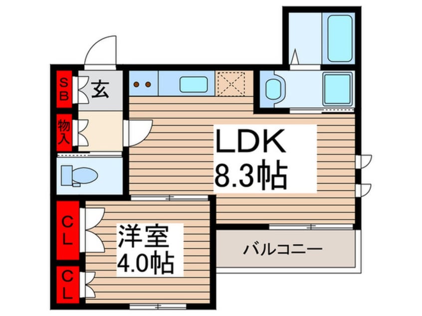 間取図 グランドゥールＲＫ浦和