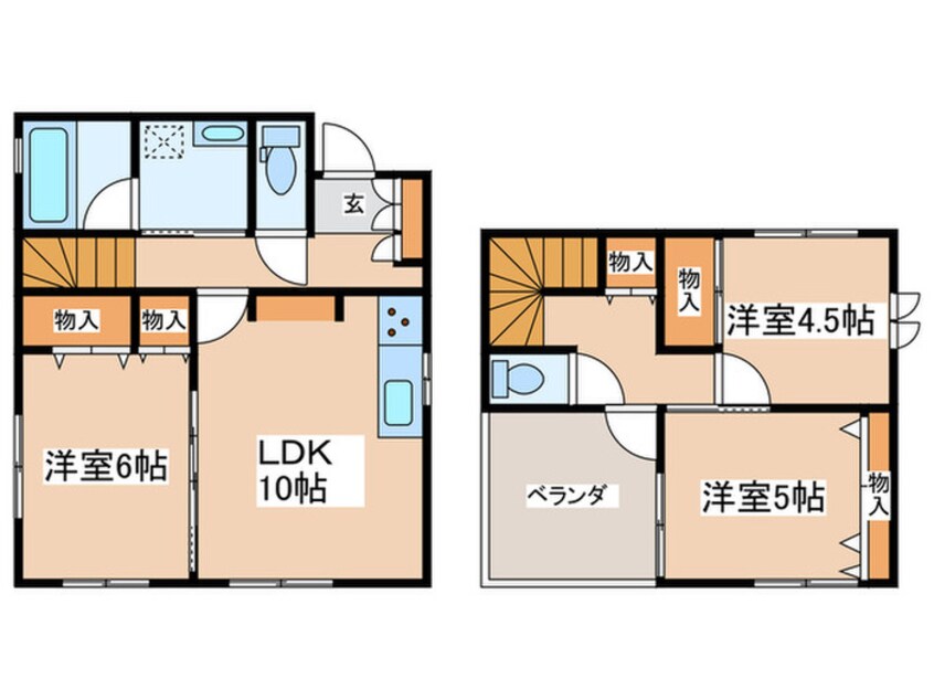 間取図 森野4丁目貸家