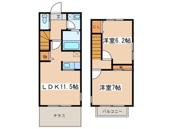 間取図 富士ビューメゾンA