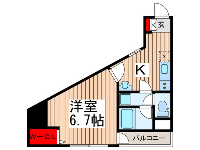 間取図 アルビオン・ソレイユ