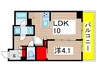 ディ―ムス東陽町 1LDKの間取り