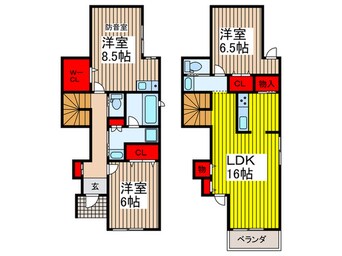 間取図 duplex北浦和公園