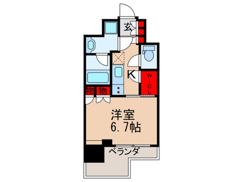 間取図 ディームス木場