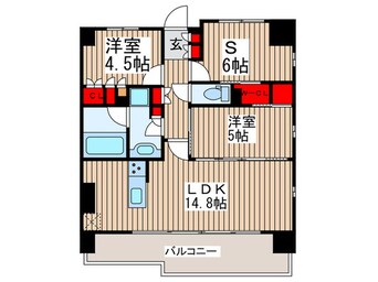 間取図 ディームス木場