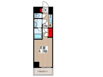 間取図 ディームス蔵前