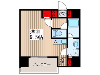 間取図 ディームス蔵前