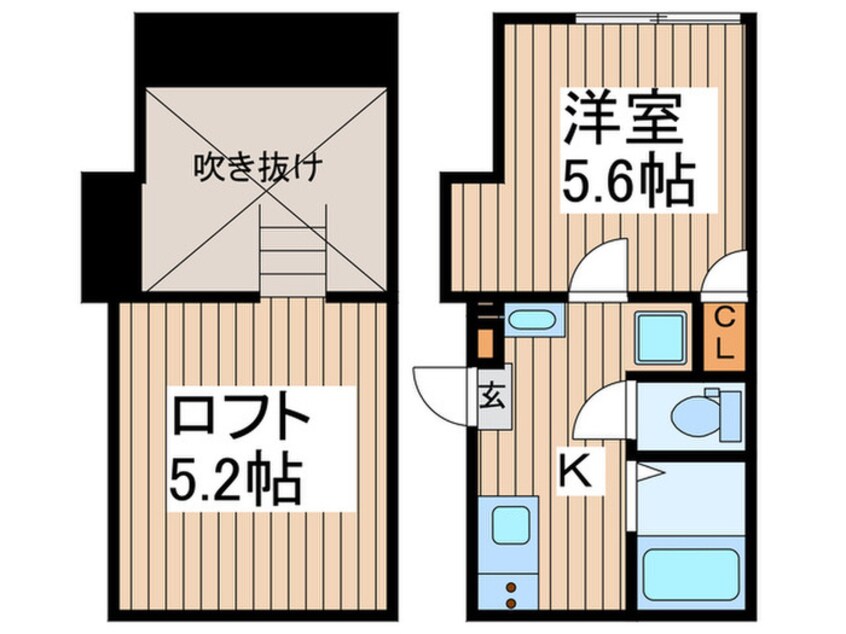 間取図 グランクオール小岩