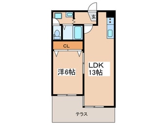 間取図 ｸﾞﾘｰﾝｺｰﾎﾟ小田急相模原Ⅱ(102)