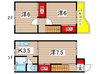 間取図 グリ－ンテラス末広