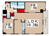 楓雅（ＦＵＧＡ）２４ 2LDKの間取り