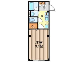 間取図 西台グリ－ンコ－ポ