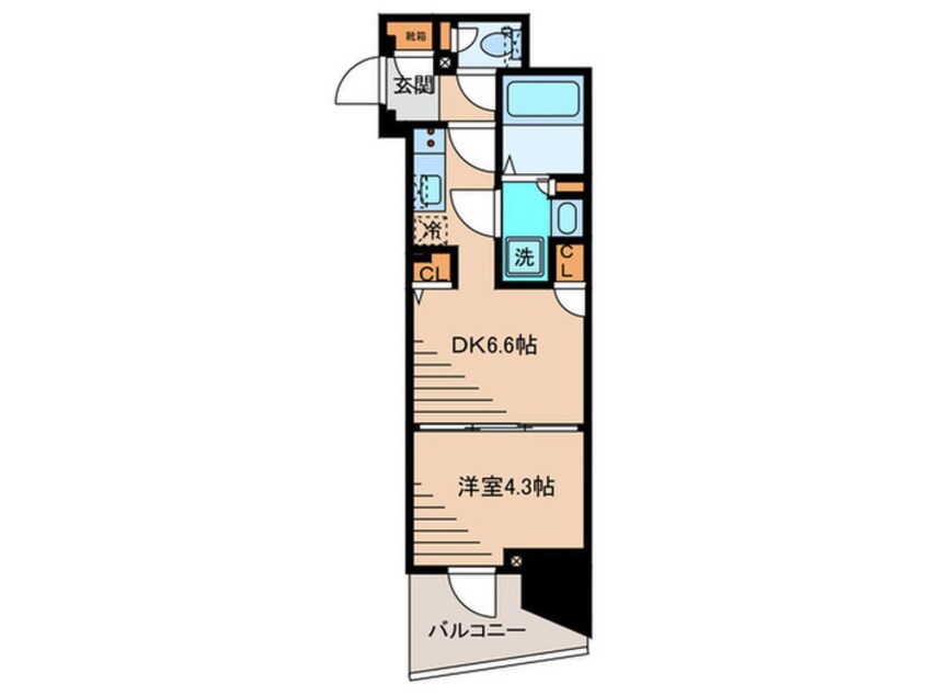 間取図 ライオンズフォーシア五反田