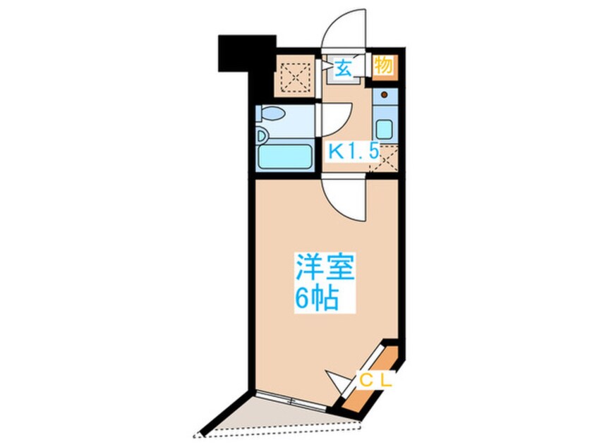 間取図 ﾌｪﾆｯｸｽ芦花公園駅前弐番館