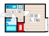 ヴィラ一之江Ｄ 1Kの間取り