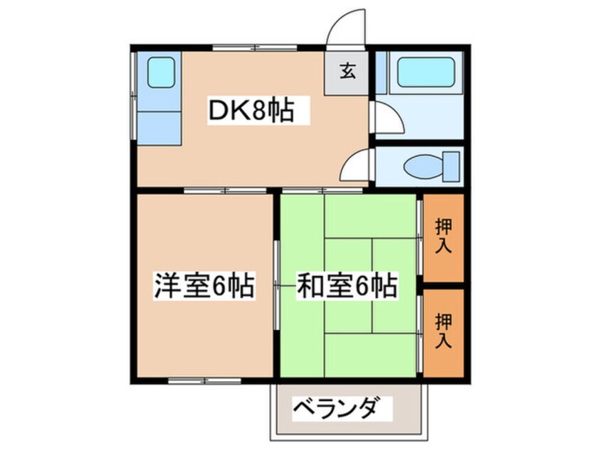 間取図 第一綾西ハイツ