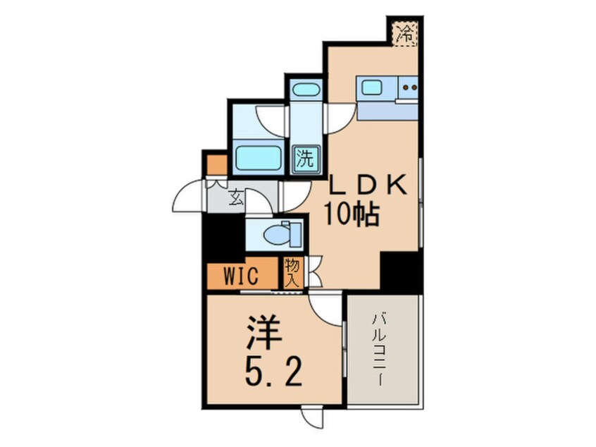 間取図 ザ・パークハビオ品川戸越