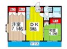 ハイツハラ 2DKの間取り