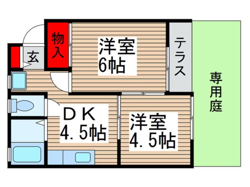 間取図 メゾン美田