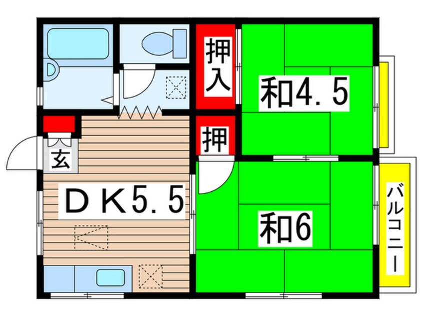 間取図 ハイツサンロイヤル