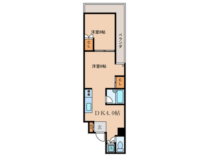 間取図 グランデュール西小岩