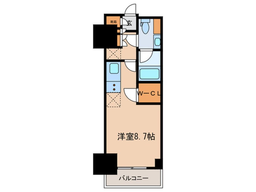 間取図 パークアクシス赤塚