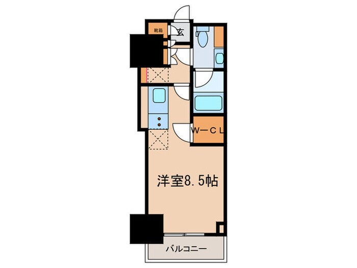 間取り図 パークアクシス赤塚