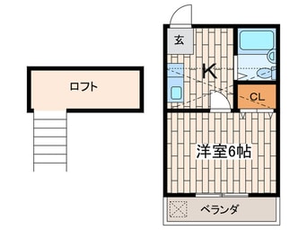 間取図 ハイツＫ6
